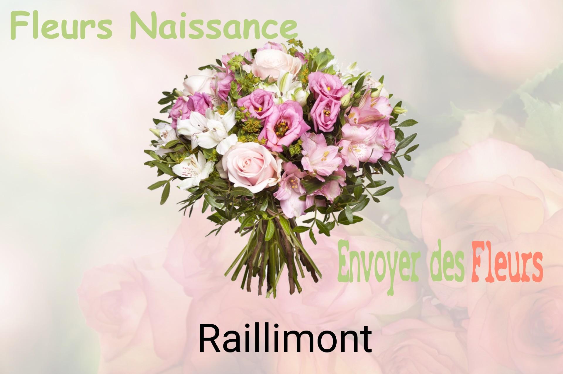 Bouquet de fleurs de naissance livré à Raillimont